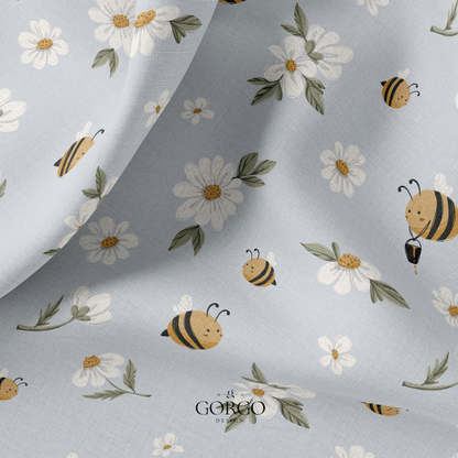 Exclusive Cute Bee Seamless Pattern