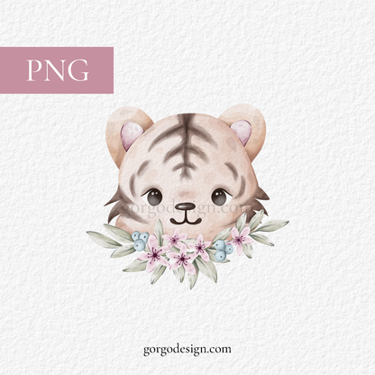 Set of Cute Jungle Animals PNG's