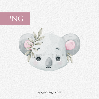 Set of Cute Jungle Animals PNG's